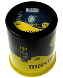 [A04545] DISC-CD MAXELL CD-R 80 100SP 52X