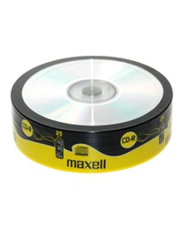 [A04547] DISC-CD MAXELL CD-R 80 52X 25 SHRINK