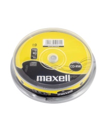 [A04556] DISC-CD MAXELL CD-RW 80 4X 10S