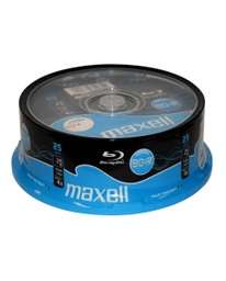 [A04588] DISC-BLU-RAY MAXELL BD-R 4X 25GB SL 25S PR