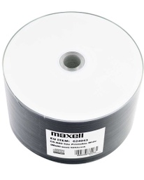 [A04614] DISC-CD MAXELL CD-R80 52X 50S PR (M/USE W) NB SHRINK FULL FACE