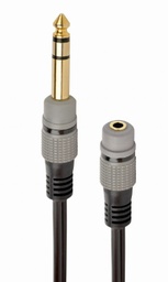 [A04900] GEMBIRD 6.35 mm to 3.5 mm audio adapter cable, 0.2 m | A-63M35F-0.2M