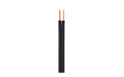 [A04903] GEMBIRD OFC 2-core cable, 0.41 mm2, black/black-white, 100 m | CC-2C-OFC4-01