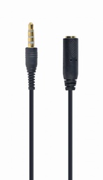 [A04926] GEMBIRD 3.5 mm 4-pin audio cross-over adapter cable, black | CCA-419
