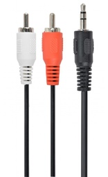 [A04939] GEMBIRD 3.5 mm stereo to RCA plug cable, 1.5 m, blister | CCAB-458