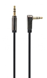 [A04948] GEMBIRD Right angle 3.5 mm stereo audio cable, 1 m, blister | CCAPB-444L-1M