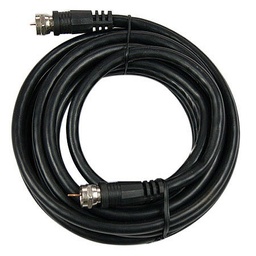 [A04965] GEMBIRD RG6 coaxial antenna cable with F-connectors, 1.5 m, black | CCV-RG6-1.5M