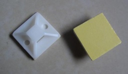[A04976] GEMBIRD Self-adhesive 30 x 30 mm fixing plate, bag of 20 pcs | SAP-30C