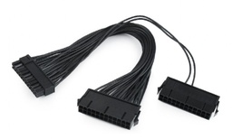 [A04990] GEMBIRD Dual 24-pin internal PC power extension cable, 0.3 m | CC-PSU24-01