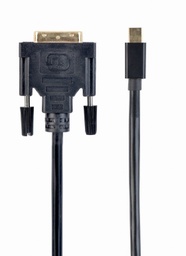 [A05044] GEMBIRD Mini DisplayPort v.1.2 to DVI adapter cable, 1.8 m | CC-mDPM-DVIM-6
