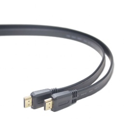 [A05143] GEMBIRD HDMI male-male flat cable, 1.8 m, black color | CC-HDMI4F-6