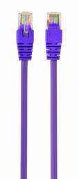 [A05234] GEMBIRD CAT5e UTP Patch cord, purple, 0.25 m | PP12-0.25M/V