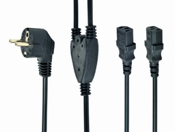 [A05463] GEMBIRD Power splitter cord (C13), VDE approved, 2 m | PC-186-ML6