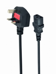 [A05469] GEMBIRD UK power cord (C13), 5 A, 6 ft | PC-187