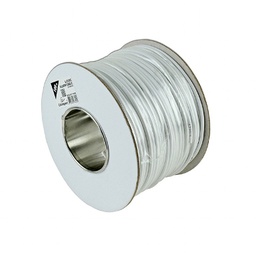 [A05477] GEMBIRD Alarm cable, white color, 100 m roll, shielded | AC-6-002-100M
