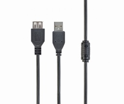 [A05506] GEMBIRD Premium quality USB 2.0 extension cable, 15 ft | CCF-USB2-AMAF-15