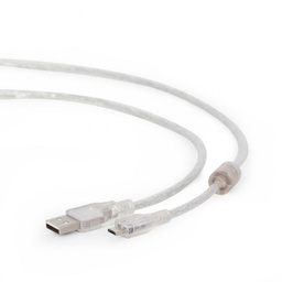 [A05521] GEMBIRD Micro-USB cable, 1.8 m, transparent jacket | CCP-mUSB2-AMBM-6-TR