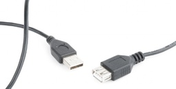 [A05553] GEMBIRD USB 2.0 extension cable, 0.75 m, black | CC-USB2-AMAF-75CM/300-BK
