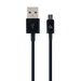 [A05587] GEMBIRD Micro-USB charging and data cable, 2 m, black | CC-USB2P-AMmBM-2M