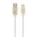 [A05594] GEMBIRD Premium rubber Type-C USB charging and data cable, 2 m, white | CC-USB2R-AMCM-2M-W