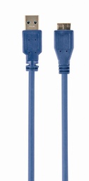 [A05609] GEMBIRD USB3.0 AM to Micro BM cable, 0.5 m | CCP-mUSB3-AMBM-0.5M