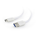 [A05627] GEMBIRD USB 3.0 AM to Type-C cable (AM/CM), 10 ft, white | CCP-USB3-AMCM-W-10