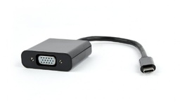 [A05706] GEMBIRD USB-C to VGA adapter, black, blister | AB-CM-VGAF-01