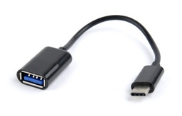 [A05707] GEMBIRD USB 2.0 OTG Type-C adapter cable (CM/AF), blister | AB-OTG-CMAF2-01