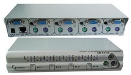 [A05730] GEMBIRD Automatic CPU and audio switch with the PCs power management, 4 PCs | CAS-441-PM