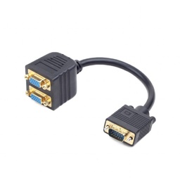 [A05741] GEMBIRD VGA splitter cable, 0.2 m | CC-VGAX2-20CM