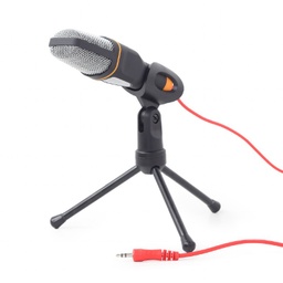 [A05905] GEMBIRD Desktop microphone with a tripod, black | MIC-D-03