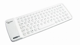 [A05922] GEMBIRD Bluetooth flexible keyboard, US layout, white | KB-BTF1-W-US