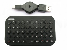 [A05923] GEMBIRD Bluetooth mini-keyboard, 49 keys, black color, US layout | KB-BTF2-B-US