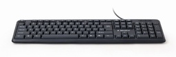 [A05932] GEMBIRD Standard keyboard, USB, US layout, black | KB-U-103