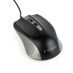 [A05951] GEMBIRD Optical mouse, USB, spacegrey/black | MUS-4B-01-GB