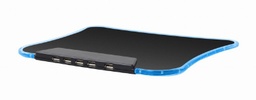 [A05980] GEMBIRD LED mouse pad with 4-port USB HUB | MP-LED-4P
