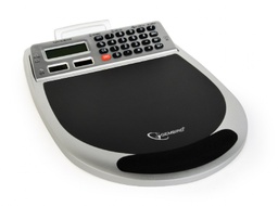 [A05983] GEMBIRD USB combo mouse pad with a built-in 3port hub, memory card reader, calculator and thermomete