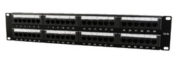 [A06097] GEMBIRD Cat.5E 48 port patch panel with rear CABLE MANAGEMENT | NPP-C548CM-001
