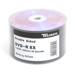 [A06683] DVD+R DL 9.4GB 8X TRAXDATA (50CP) [99952] EOL