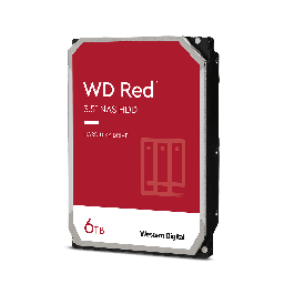 [A06744] HDD INTERNAL 6TB WD60EFAX, RED