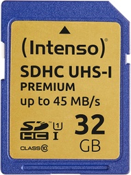 [A06748] CARD SDHC 32GB CLASS 10 INTENSO 90MB/s CARD PRO UHS I [02221]