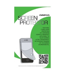 [A06790] OMEGA SCREEN PROTECTOR IPHONE4/4S HC [41463] EOL