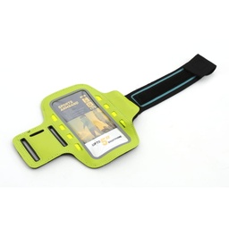 [A06795] MBAJTESE SPORTI PER SMARTHONE PLATINET SPORT ARMBAND FOR SMARTPHONE GREEN WITH LED [43707] EOL