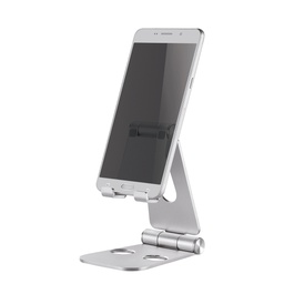 [A17125] TABLET / PHONE STANDS NEOMOUNTS BY NEWSTAR | DS10-160SL1 |SILVER | WIDTH 7,6 cm DEPTH 10,5 cm HEIGHT
