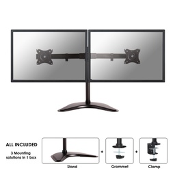 [A17392] MONITOR STANDS NEOMOUNTS SELECT | NM-D335DBLACK |BLACK | DEPTH 8 cm HEIGHT 0 - 45 cm
