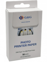 [A17979] PHOTO PRINTER PAPER G&amp;G GG-ZP023-50