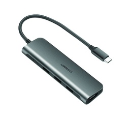 [A18126] UGREEN USB TYPE C TO HDMI + USB 3.0*3 + PD POWER CONVERTER 