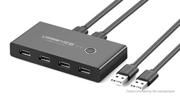 [A18144] UGREEN 2 IN 4 OUT USB 3.0 SHARING SWITCH BOX