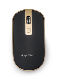 [A18741] MOUSE GEMBIRD Wireless  black-gold | MUSW-4B-06-BG