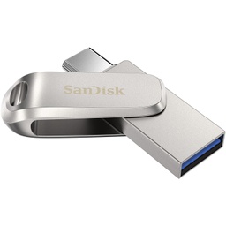 [A18900] SanDisk 512GB Ultra Dual Drive Luxe USB 3.1 Flash Drive (USB Type-C / Type-A)